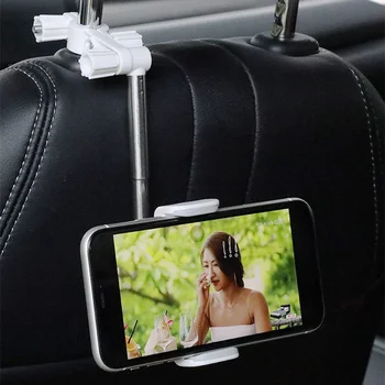 Regulējams Automašīnas Atpakaļskata Spoguļa Kronšteinu Tālruņa Turētājs 360 Rotācijas GPS Tālruņa Turētājs Kandidēt Xiaomi Huawei iphone 12