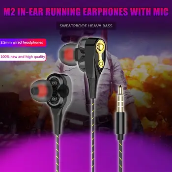 S1 Vadu Austiņas Universālā 3,5 mm Augsts Bass Earbuds Austiņas In-Ear Austiņas ar Mic Mobilo Tālruni