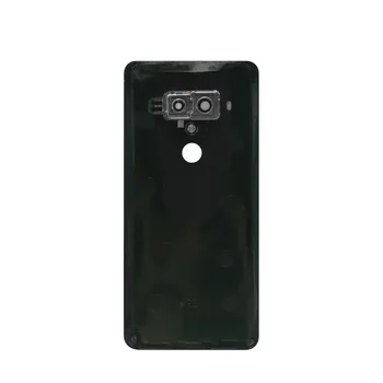 Sarkanā, Zilā HTC U12 Plus Akumulatora Aizmugurējo Vāciņu Durvju Aizmugurējā Stikla Korpusa, Ja Objektīvs Rāmis Līmi