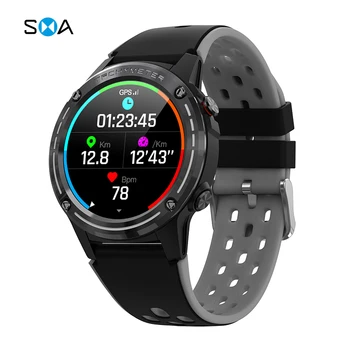 SMA M6 Smart Skatīties Vīrieši Android, ios Saderīgu Integrētu GPS Strava Treniņa Maršrutu Bluetooth Zvanu Smartwatch par Fitnesa Aktivitātes