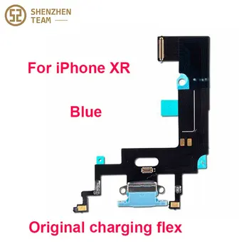 SZteam 1-5gab/daudz SĀKOTNĒJAIS uzlādes flex iPhone XR lādētāju flex sākotnējā velk Sākotnējais Uzlādes Ostas Flex Kabelis