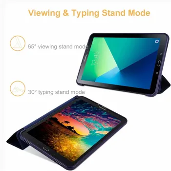 Tablet Case for Samsung Galaxy Tab A6 10.1 8.0 2016 2019 A7 10.4 A7 Lite T585 T580 SM-T580 T580N Smart Cover Būtiska Lieta+Stylus