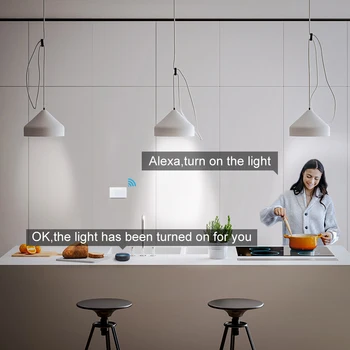 Tuya Smart Dzīvi ASV Standarts 1 2 3 Banda WiFi vieglu Pieskārienu Pārslēgt Programmu Tālvadības pults Atbalsta Google Home Alexa Taimeris Automatizācijas DIY