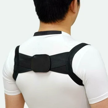 Unisex Invisible Back Shoulder Posture Corrector Orthotic Spine Support Belt TT@88