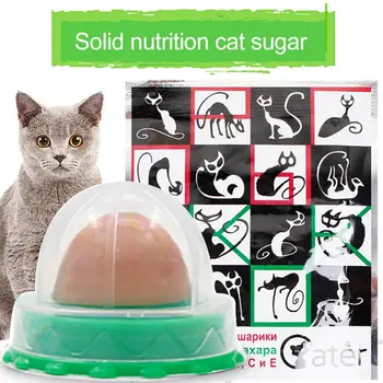 Veselīgi Kaķu Rotaļlietas, Uzkodas Catnip Cukura Kaķi Uzkodas Licking Konfektes Uztura Enerģijas Bumbu Rotaļlietas Kaķis Kaķēns Spēlē Pet Cat Preces