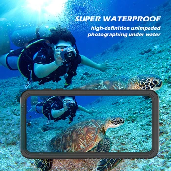 Vāks S21 Ultra Ūdensizturīgs Case for Samsung Galaxy S21 S21 Plus Triecienizturīgs nepievelk putekļus Peldēt Niršanas Case for Samsung S21 Fundas