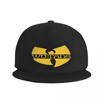 Wu Tang Clan Dzeltena Problemātisko Classic W Logo Black Jaunu Pieaugušo 1 Beisbola Cepure Panama Cepuri Spaiņa Cepuri, Čehoslovākijā
