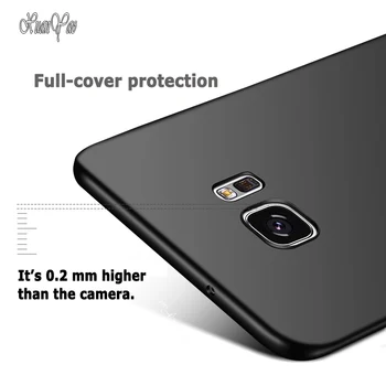 XUANYAO Telefonu Gadījumos Samsung Galaxy S7 Malas Gadījumā Slim Matte Coque Samsung Galaxy S7 Gadījumā Matēta Grūti Atpakaļ uz Lietu S7