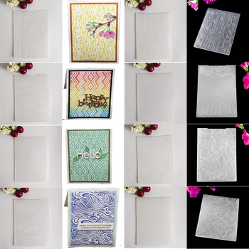 ZhuoAng Flower/Butterfly/Ainava/Punkts Spiedums Mapes Plastmasas Plāksnes DIY Papīra Karte, Padarot Griešanas Mirst Scrapbooking