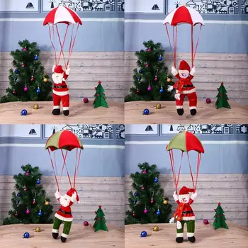Ziemassvētku Lelli Santa Claus, Sniegavīrs Izpletni Kulons Ziemassvētki Navidad Koku Piekārtiem Rotājumi Ziemassvētku Rotājumi Piederumi