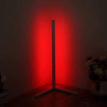 Ziemeļvalstu RGB Stūra Grīdas Lampas Modernās Vienkārši 5050 30 DIOŽU Pastāvīgās Gaismas Dzīvojamā Istaba Guļamistaba Atmosfēru Dekoratīvie
