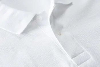 Zīmola Kokvilnas Augstas Kvalitātes Vīriešu Gadījuma T-krekls ar garām Piedurknēm Cietā Atloks Polos, T-kreklu apdruka Vīriešu Apģērbs Topi Tee PL812