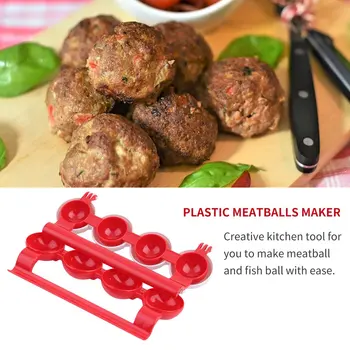 Īpašas Sadzīves Virtuves Piederumi, Plastmasas Meatball Maker Zivju Bumbiņas Veidnes DIY Pildījumu Kotletes Gatavošanas Rīku, Virtuves Rīki