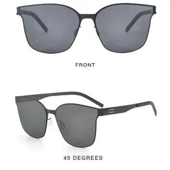 【LPAILON] aicina Tīra Titāna Bezskrūvju Dizaina polarizācijas saulesbrillēm , UV400 polarizētas saules brilles sievietēm