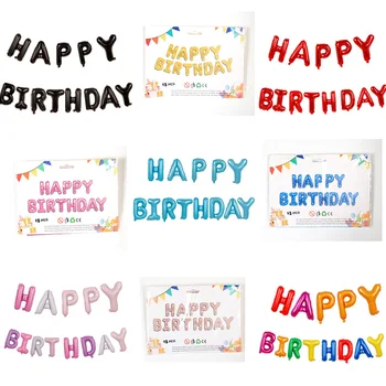 16inch Globos Kāzu Happy Birthday Vēstuli Balonu Rose Gold laimes Dzimšanas dienā, Folija Baloni, Bērnu duša Puse Dekorēšanas Piederumi