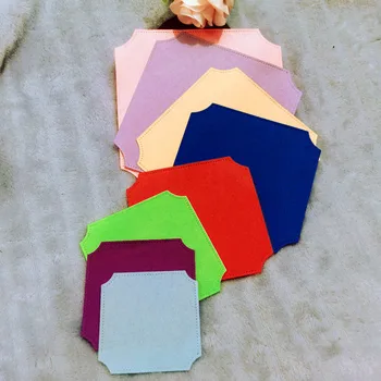 8 komplekti, kvadrātveida rāmis, apakšā plateMetal Griešanas Nomirst DIY Scrapbooking Albumu Papīra Kartēm Dekoratīvie Amatniecība Spiešanu Die Izcirtņi