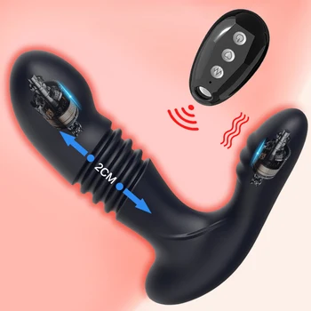 Anālais Plug Vibratori Vīriešiem Prostatas Massager Masturbators Sievietes Vagīnas Stimulators Dildo Tālvadības Vīrieša Anālo Atveri Muca Seksa Rotaļlietas