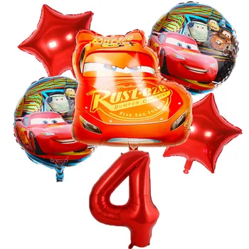 Disney Sacīkšu Automašīnas Lightning McQueen Tēma baloni, Bērnu dušas Bērniem, Dzimšanas dienu, Kāzu Dekorācijas, Piegādes Mazulis dod priekšroku Dāvanas