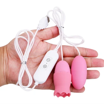 IKOKY 11 Režīms Mēles Laiza Vibratori Mutvārdu Klitora Stimulators USB Seksa Rotaļlietas par Sievieti Erotiskā Vibrators G-spot Pieaugušajiem Produkti