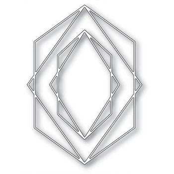 Jaunu 2021 Crystal Diamond Rāmji Formas Metāla Griešanas Nomirst DIY Scrapbooking un Karšu Pieņemšanas Dekoru ar Spiešanu Amatniecības Nav Markas