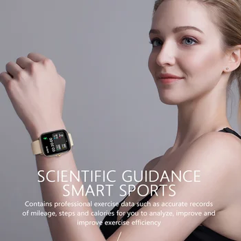 Jaunu Y20 Smart Skatīties Vīrieši Pagrieziet Pogu, IP67 Smartwatch 1.7 Collu HD Ekrānu Sports Sievietēm Smartwatch 24H sirdsdarbība VS P8 Plus