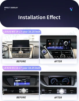 Par Lexus ES350 ES200 250 350 2013 - 2017 Android 10 Automašīnas Stereo Auto Radio ar Ekrānu, Auto GPS Navigācija, magnetofons Galvas Vienības