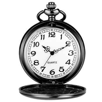 Skatīties reloj Sarkanā Vabole Mārīte Modelis Kvarca Kabatas pulkstenis, Kaklarota, Kulons Unisex Dāvanas karstā kabatas pulksteņu Gluda Melna Pulkstenis Mazulis
