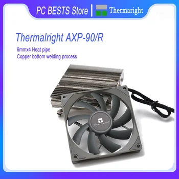 Thermalright AXP90 MINI ATX HTPC temperatūras kontrole, 4 siltuma caurules, tīra vara CPU Gaisa dzesēšanu radiatoru atbalsta Intel AMD