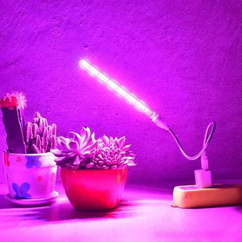 USB Augu Augt Gaismas Caurules LED Hidroponiskas Ziedu, Augu audzēšana Lampa USB Augt Gaismas Lentes USB 5V Fito Lampas Augiem, Siltumnīcas