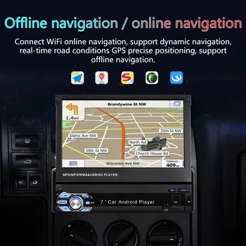 1Din Auto Radio, GPS Bagāžnieka 7