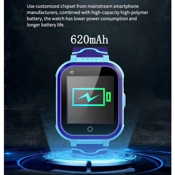 4G Bērniem GPS Tracker Smartwatches Ūdensizturīgs Tālvadības WIFI GPS LBS Atrašanās Video Tērzēšana SIM Kartes Tālruņu Smart Pulkstenis T3
