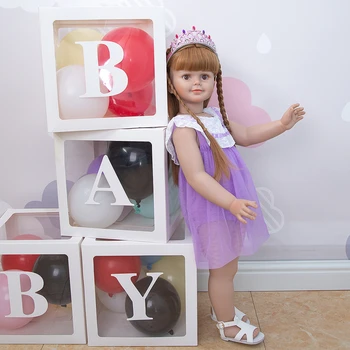 80cm Baby Lelle Vinly Ķermeņa 32INCH Playmate Nomierinošas Bērnu Rotaļlietu Simulācijas Meitene Lelle Dzimšanas dienas Dāvanu Fotogrāfija Aksesuāri