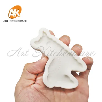 Cute Dzīvnieku Alpakas Modelis Kūka Pelējuma Silikona Veidnes, lai Kūka Dekorēšanas Pomādes Rīku Cepšanas Rīki Kūkas