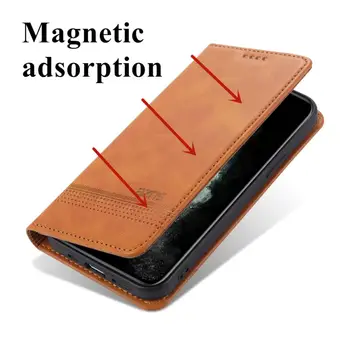 Deluxe magnētisko adsorbcijas ādas gadījumā Xiaomi Redmi, Ņemiet vērā, 10s 10 9 Pro Max 9T 4G 5G pārsegu aizsardzības gadījumā capa fundas
