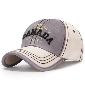 Jauno Kanādas Klp 3d Izšuvumi Kanāda Beisbola Cepurītes Kokvilnas Kaulu Snapback Cepure Trucker Caps Gadījuma Tētis Cepures