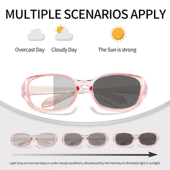 Polarizēta Photochromic Saulesbrilles Anti-Putekšņu Anti migla, Pretvēja, Aizsargbrilles, Anti Zilā Gaisma Brilles UV400 Krāsas Brilles