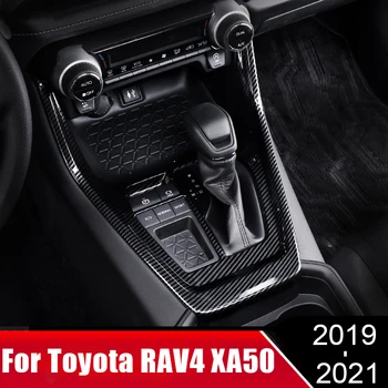 Toyota RAV4 XA50 2019 2020 2021 RAV 4 ABS Auto Plastmasas Iekšējo Pārnesumu Pārslēgšanas Kārba Paneļa Vāku Apdare Rāmja Apdare Piederumi