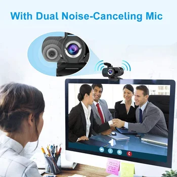 1080P Pilna HD tīmekļa Kamera ar iebūvētu Mikrofonu USB Draiveris Bezmaksas Auto Fokusu Web Kameru Video Konferences