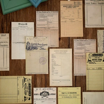 30PCS Vintage Materiāli Papīrs DIY Scrapbooking TN Vēstnesis Bāzi, Kolāža, Dāvanu Iesaiņošana Dekoratīvo Papīru