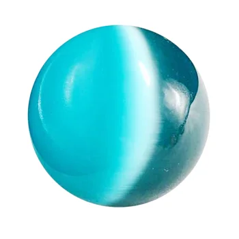 40mm Dabas Zilā Kaķa acs Opāls Bumbu Kvarca Kristāla Lode Rotājumu Desktop Mājas Birojam Dekors Amatniecības Bumbu Akmens Dāvanu