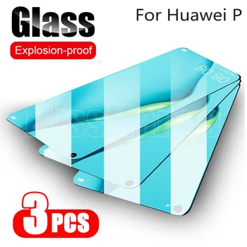 Aizsardzības Stiklu Huawei P40 Lite Ekrāna Aizsargs, Lai Huawei P30 P40 Lite E-Huawei P Smart Z Plus Pro 2019 Rūdīta Stikla
