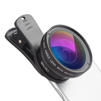 APEXEL 2 in 1 ls 0,45 X Platleņķa Objektīvs 12.5 X Makro Objektīvs Profesionālā HD Tālruņa Kameras Objektīvs iPhone X Samsung Xiaomi