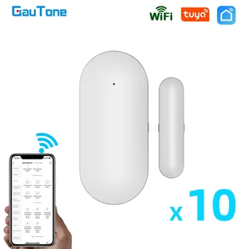 GauTone PB69 TUYA Smart Wifi Durvju Sensors Home Security Alert Apsardzes Signalizācijas Logu Detektors programmas Paziņojumu Smart Dzīve