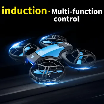 Ir 2021. Jaunu V8 Mini Dūkoņa 4k Žests Uzrādi HD Kamera, WiFi Fpv Augstums Saglabājot Salokāms Quadcopter RC Dron Quadcopter