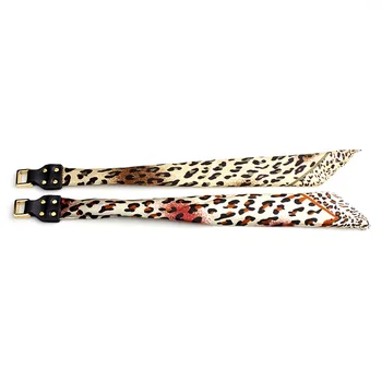 Jaunā Modes Tendence, Sievietēm Aproce Poliestera Leopards Drukāt Dāmas Aproce Zīda Šalle Sprādzes Šarmu, Rotaslietas, Vairumtirdzniecība