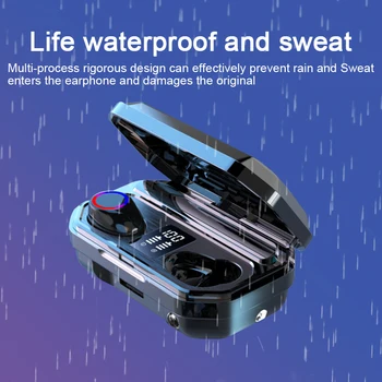JO JKT Bezvadu Bluetooth Austiņas ar Mikrofonu Sporta Ūdensizturīgs Austiņas Austiņas Touch Kontroli Mūzikas Earbuds Tālruni