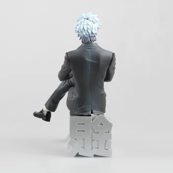 Karstā Pārdošanas Japānas Anime G. E. M Gintama Sakata Gintoki Brilles Biznesa Uzvalkā Sēž Ver PVC Rīcības Attēls Modelis Skaists Zēns Rotaļlietas