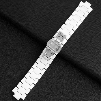 Keramikas watchband Izliekta mutes 19mm 22mm pulksteņu siksniņas rokassprādze par AR1429 AR1421 AR1425 AR1426 AR1456 AR1472 skatīties band