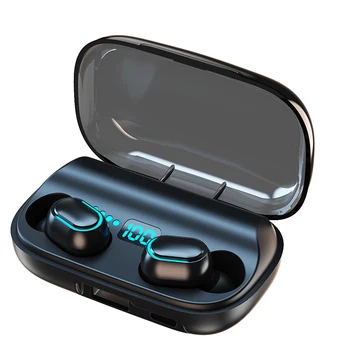 T11 TWS Bluetooth saderīgu Austiņu 9D Stereo Bezvadu Auss Austiņas HI-FI Earbuds HD Ūdensizturīgs Zvanu Visiem Smart Tālruni