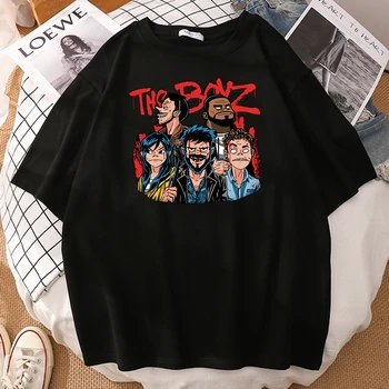Tshirts Zēni Jaunu Cartoon Drukāšanas Hip Hop Cilvēks Krekls Harajuku Augstas Kvalitātes Vīriešu Apģērbu, Elpojošs Modes Zīmolu Vīriešu Krekli